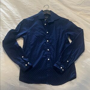 Tommy Hilfiger Dark Blue Polka Dot Shirt